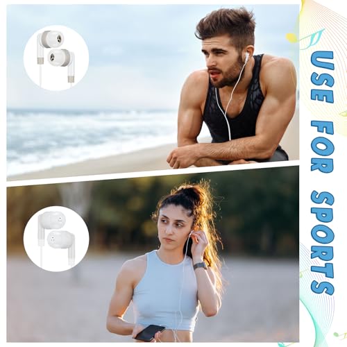 Kigeli 300 Packs Bulk Earbuds Headphones Wired Earphones for Classroom Kids Colorful in Ear Students Ear Buds with 3.5mm Jack for Laptop School Library Supplies, No Microphone (Black,White,Grey) - color: Black,White,Grey