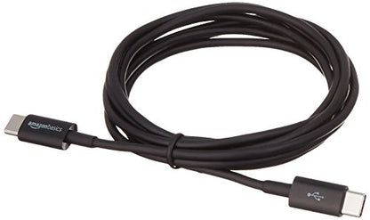 Amazon Basics USB-C to USB-C 2.0 Fast Charging Cable, 480Mbps Data Transfer Speed, USB-IF Certified, for Apple iPhone 16/15, iPad, Samsung Galaxy, Tablets, Laptops, 6 Foot, Black - color: Black, size: 6-Foot