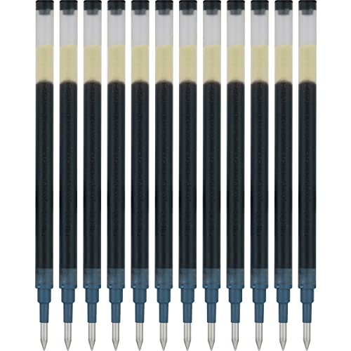 Pilot, G2 Gel Ink Refills, Ultra Fine Point 0.38 mm, G2 Pen Refills, Black, Pack of 12