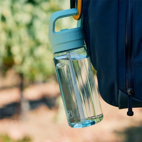 YETI Yonder 600 ml/20 oz Water Bottle with Yonder Straw Cap, Seafoam - color: Seafoam, size: 20 Ounces