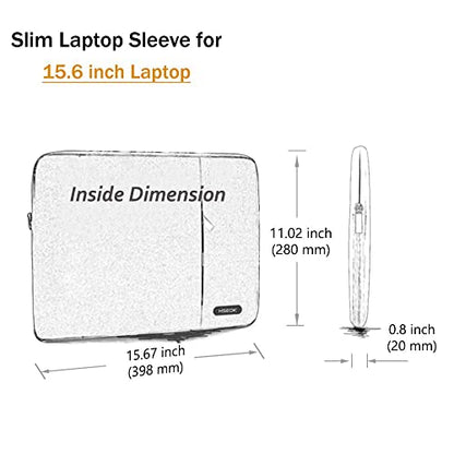 Hseok Laptop Sleeve 15.6 16 inch Case Compatible with MacBook Neo 16, MacBook Pro 16" M5/M4/M3/M2/M1, MacBook Air Pro 15", XPS 16, Most 15" 15.6" 16" Notebooks,B01F01 - color: B01F01, size: 15.6"