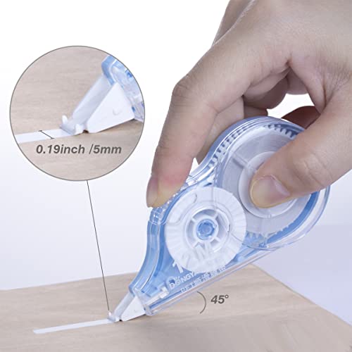 Correction Tape, 12 Pack Correction Tape Dispenser, Easy to Use Applicator for Instant Corrections, Study Supplies and Office Products, 144mx5mm
