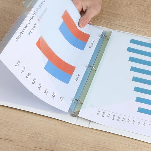 Mr. Pen- Binder Dividers with Pockets and Tabs, 48 Pack | Colorful, Bulk 3 Ring Binder Dividers with Tabs and Pockets on Both Sides - color: Macaron, size: 48 Pack