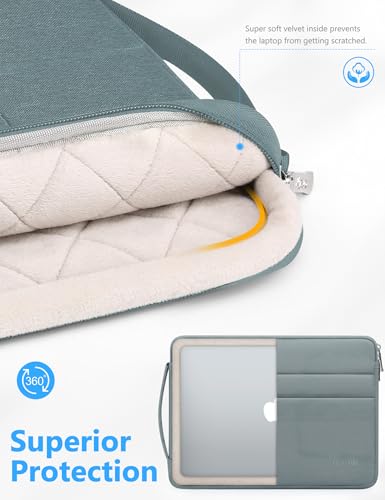 HYZUO 13 Inch Laptop Case Sleeve Bag for MacBook Air 13 M5 A3449 M4 M3 M2 M1 2026-2018, 13" MacBook Neo 2026 A3404, MacBook Pro 13 M2 M1 2026-2016, iPad Air/Pro 13, Surface Pro, XPS 13, Ash Blue - color: Ash Blue, size: 13 Inch