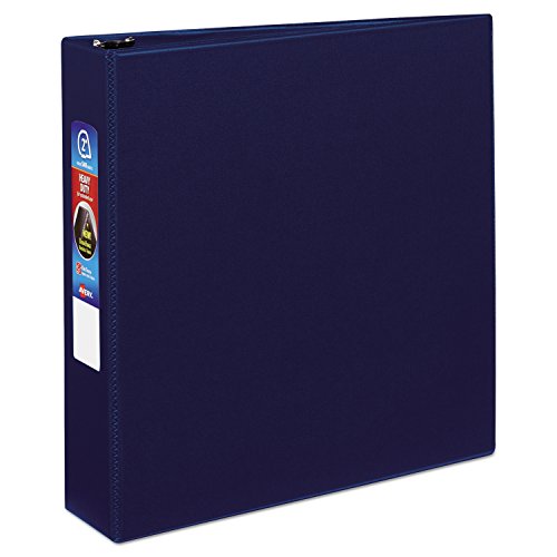 Avery Heavy-Duty Binder with 2-Inch One Touch EZD Ring, Navy Blue (79822) - color: Navy Blue, size: 2"