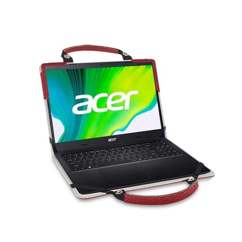 Laptop Case Cover Sleeve for Acer Chromebook 514 CB514-1W CB514-1W-30AC CB514-1W-5280 with Portable Bag with Bag Handle,Red - color: Red