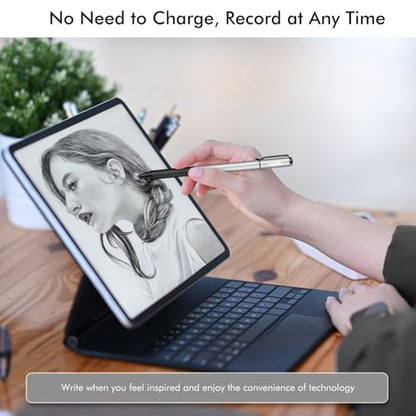 Digiroot Universal Stylus,[2-in-1] Disc Stylus Pens for All Touch Screens Cell Phones, iPad, Tablets, Laptops with 6 Replacement Tips(4 Discs, 2 Fiber Tips Included) - (Silver) - color: Silver