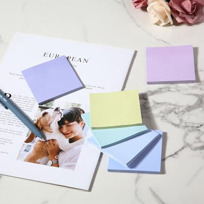 Mr. Pen- Sticky Notes, 3"x3", 12 Pads, 600 Sheets, Summer Colors | Sticky Notes Bulk, Self-Stick Note Pads, Perfect for Office, School, Home, Study & Organization - color: Summer