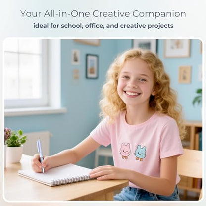 Nicpro 45PCS Mechanical Pencils with 462 Lead Refills (Blue) | 0.5mm-2.0mm Cute Mechanical Pencil Pet, School Supplies Stationary Set with Pencil Case for Girl Note-Taking & Back to School - size: 45 PCS