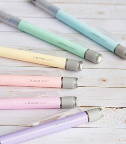 Tombow Mechanical Pencil, Monograph 0.5mm, White (DPA-134A) - color: White