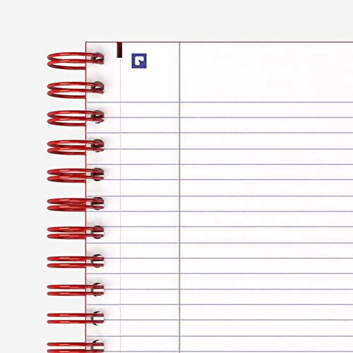 Hamelin, Spiral Notebook, 8x10in, College Ruled, Hardcover, 75shts/150 Pages, 1 Subject Notebook, RUBY Red - color: RUBY Red
