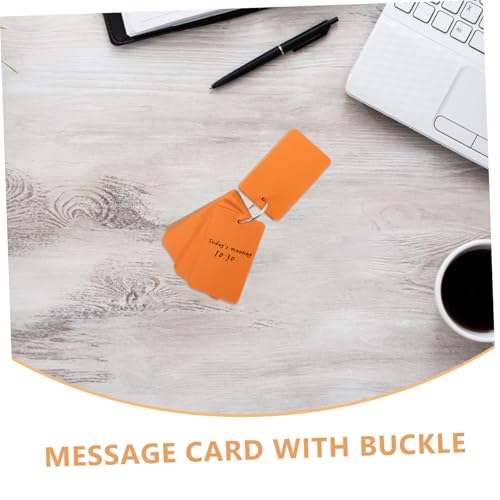 LALAFINA 50pcs Blank Paper Cards Study Flashcards Blank Index Cards Notebook Handdrawn Illustrations Ring Binder
