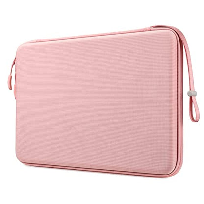 FINPAC 15.6-inch Hard Laptop Sleeve Case Compatible with 15.6 Inch Acer Aspire, Shockproof Computer Carrying Case for HP Dell Razer Samsung Laptop Chromebook, Pink - color: Pink, size: 15.6-inch Laptop/Chromebook