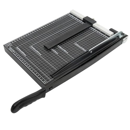 Precision Paper Cutter for A4/B5/A5/B6/B7, 10x13 inches, 70GSM Capacity, Metal Base Black - color: Black