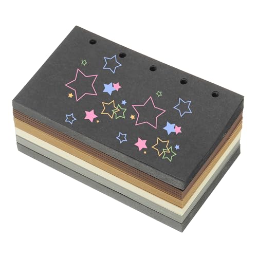 PATIKIL Colored Loose Leaf Paper, 4.1" x 2.5"(A8) 300 Sheets 5 Holes Punched 150GSM Blank Binder Refill Paper Supplies for Office Note Taking Teacher Planner Journal, Classic Colors - color: Classic Colors, size: 4.1" x 2.5"