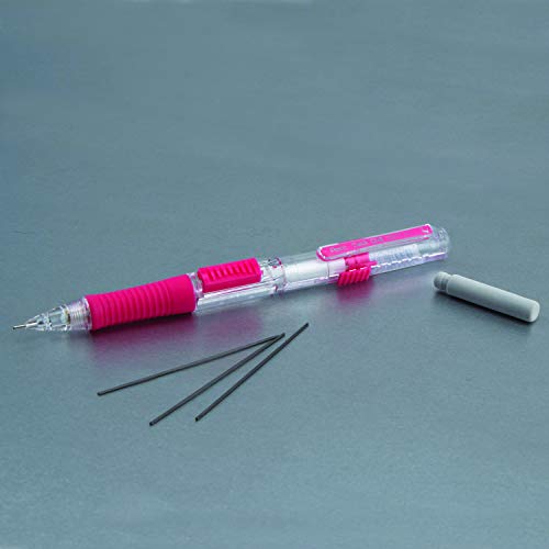 Pentel QUICK CLICK Mechanical Pencil (0.7mm), Pink Barrel, Box of 12 Pencils (PD217P) - color: Pink, size: 12 Count (Pack of 1), style: 0.7mm