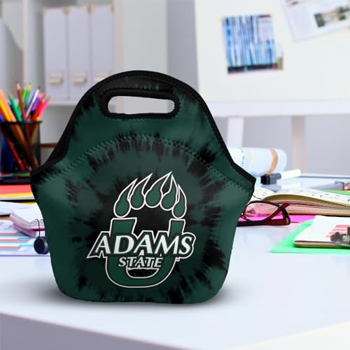 Campus Lab Adams State University Tie-Dye Soft Neoprene Lunch Bag, School - color: Adams State University ASU Grizzlies