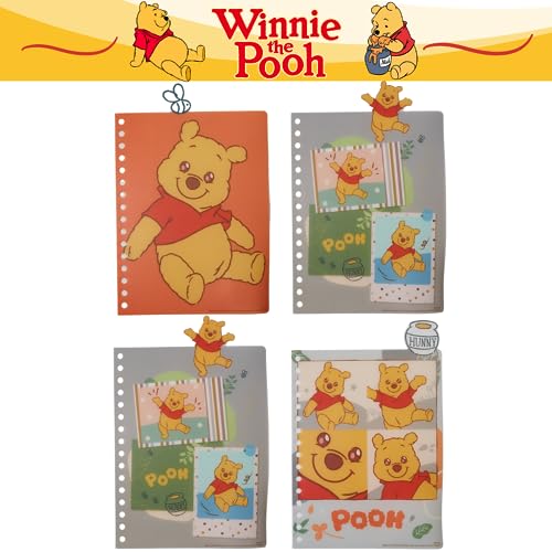 Winnie the Pooh Tab Journal Notebook, Spiral Bound, 96 Lined Pages, 8 x 7 inches - style: Winnie the Pooh