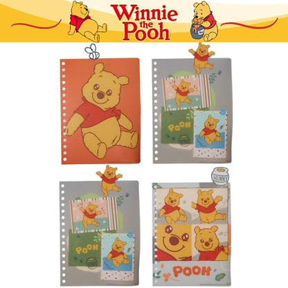 Winnie the Pooh Tab Journal Notebook, Spiral Bound, 96 Lined Pages, 8 x 7 inches - style: Winnie the Pooh