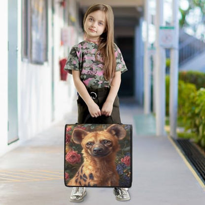 3 Ring Zipper Binder Cartoon Dog Binders Bag with Shoulder Strap 500 Sheets Paper Organizer Trapper Keeper Documents Storage File Folder for School Office - color: A936