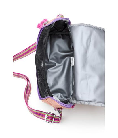 Kipling Women's New Kichirou Fc Lunch Bag, Insulated Lunch Bag, Snack Tote - color: Pinky Orange C