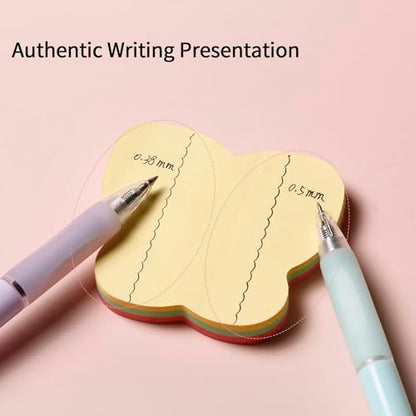 Ultra Fine Point Gel Pen 0.38mm Smooth Writing Pens,12 Pcs Black Ink Rollerball Pens For Note Taking,Cute Pens for Girls Kids