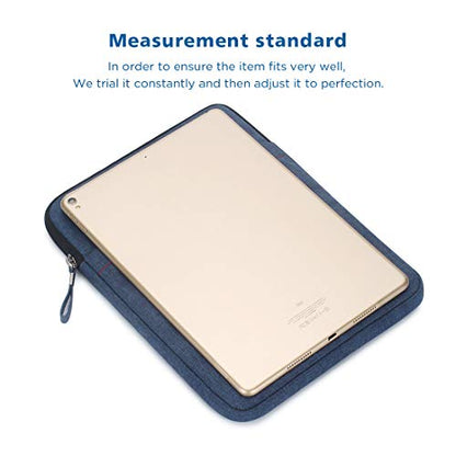 NIDOO iPad Sleeve 10.2" 10.9" / 10.5" 11" New iPad Pro M2 / 10.9" iPad Air 5th Generation Carrying Case Vertical Bag, Tablet Sleeve 10 inch for 10.5" Surface Go 3 / Samsung Galaxy Tab Laptop Cover - color: Blue, size: 10" Tablet / 9.7"-11" iPad