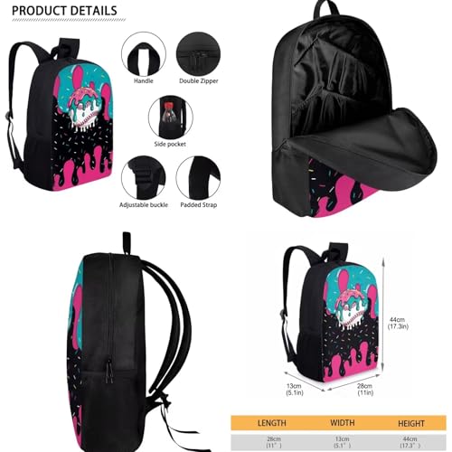 Baseball Kids Backpack Set of 3 with Lunch Bag Pen Bag Set School Backpack Set for Boys with Compartments Portable Lunch Box for School Students - color: Baseball