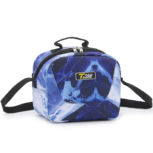 NEW TILAMI Kids Lunch Bag Double Insulated for tilami Rolling Backpack Girls Boys forTravel School Picnic, Midnight Marble Blue - color: Midnight Marble Blue