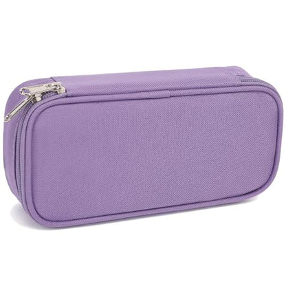 FlowFly Large Capacity Pencil Case for Kids, Boys & Girls – Zippered Multi-Functional Pen Pouch, Soft & Portable Pencil Bag for School, Teens, Students, Purple - color: Purple