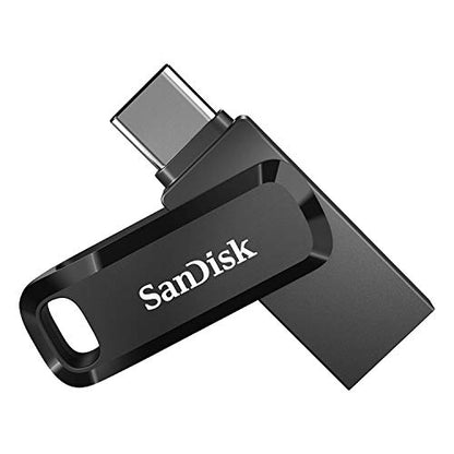 SanDisk 64GB Ultra Dual Drive Go USB Type-C Flash Drive, Black - SDDDC3-064G-G46 - size: 64GB