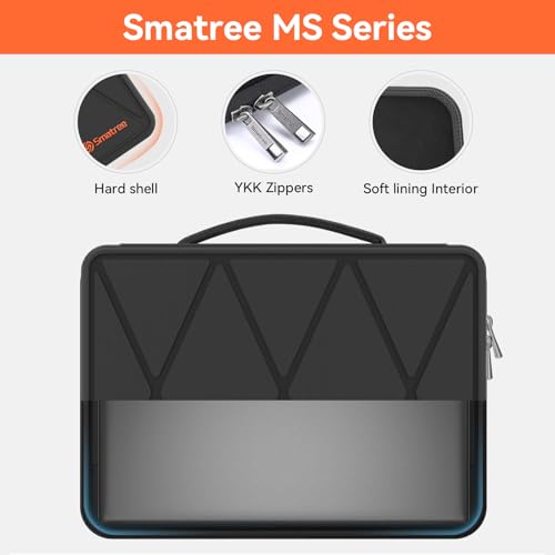 Smatree MS56T Hard EVA Protective Sleeve with Stand Compatible for 14 inch Samsung Galaxy Book5/4/3 Pro, for 14 inch Samsung Galaxy Book4 Edge/Book Go 5G Laptop | Compatible for 14 inch Samsung Galaxy Book5/4/3 Pro, for 14 inch Samsung Galaxy Book4 Edge/B
