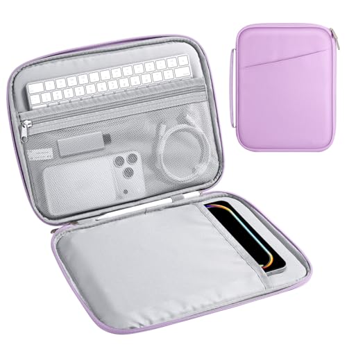 MoKo 9-11 Inch Padded Tablet Sleeve Protective Carrying Case for 11" iPad Air M4 2026, iPad A16/Pro 11 M5, i-Pad 10th/Air 5/4th 10.9, iPad9/8. 10.2, Tab S8/S9 11, Tablet Bag with Handle, Lilac - color: Lilac, size: 9-11 Inch