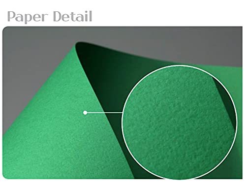 PPAPPAPPIYO 3x5 index card/Set of 72 Blank index cards 180gsm (GREEN) - color: GREEN