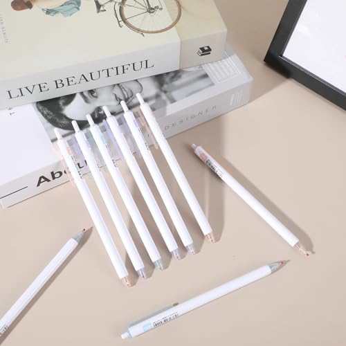 9PCS Extra Fine Point Pens 0.18mm 0.28mm 0.38mm Gel Pen Set Smooth Writing Black Ink, Quick-Dry Long Lasting Retractable Ballpoint School & Office Supplies for Drawing Writing Planner, 3 Colors