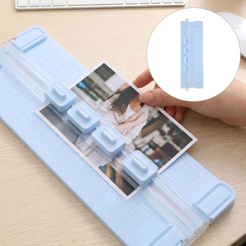 Generic Portable Paper Trimmer 4-in-1 with High Precision Scale and Ergonomic Handle for Scrapbooking and Crafting Projects, Suitable for Paper and Cardstock Cutting