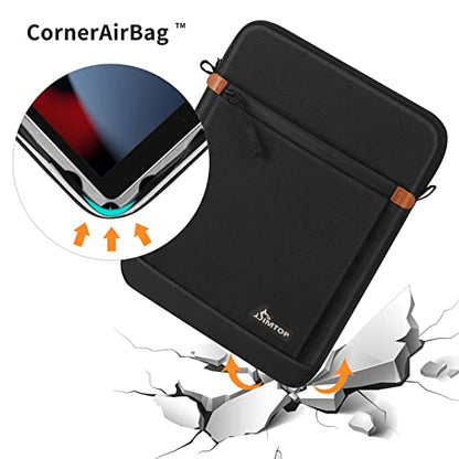 11 Inch Tablet Sleeve Compatible with iPad Pro 11-inch 4th Generation, iPad Air 5th Generation, iPad 10th Generation, and iPad Pro 11-inch 4th Generation, YKK Zipper, Detachable Shoulder Strap - color: Black-1, size: 11 inch