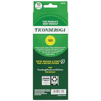 Ticonderoga® Pastel Pencils, 2 Soft, Assorted Colors, Pack Of 10 Pencils - style: 10 Count Pastel