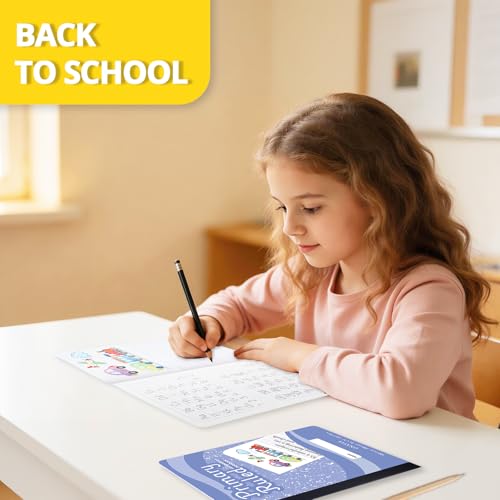 ONAVIA Pink Primary Composition Notebook K-2 Bulk, Drawing Space, 200 Pages | 100 Sheets, 9.75 x 7.5 in, 12 Pack, Draw and Write Primary Composition book, Kindergarten Writing Journal - color: Pink, style: 12 Pack