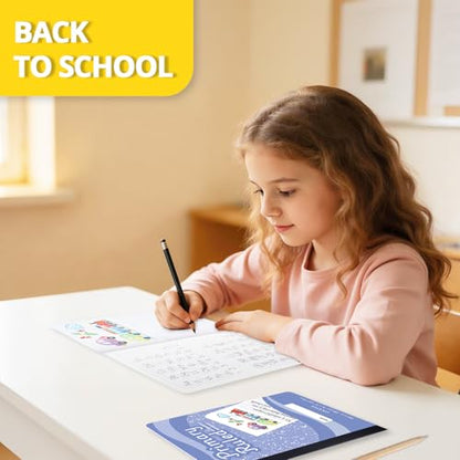 ONAVIA Pink Primary Composition Notebook 4 Pack, Picture Space, 200 Pages | 100 ct, 9.75 x 7.5 in, Primary Journal Grades K-2, Picture Space, Writing Practice, Kindergarten, Notebook for Kids - color: Pink, style: 4 Pack