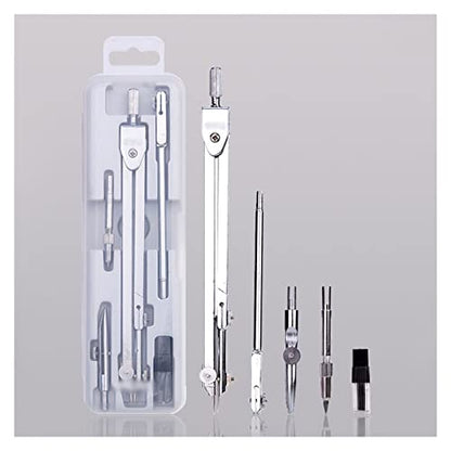 Compass Geometry Tool Geometry Precision Tools Math Geometry Kit Metal Compass Student Circle Drawing Tools & Storage Box Math Supplies Drafting Tools Geometry Tool Set (Color : C) - color: C
