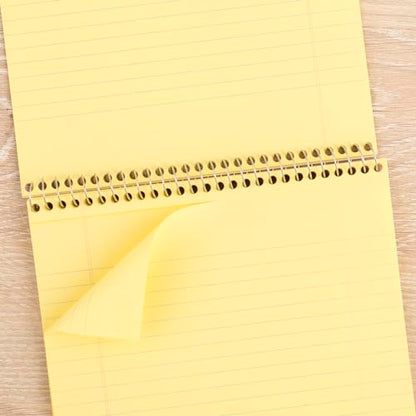Mead Writing Pads, Wide Ruled Paper, 8-1/2" x 11", 70 Sheets, Memo Pads, Note Pads, Steno Pads, Yellow (59880) - size: Legal Ruled