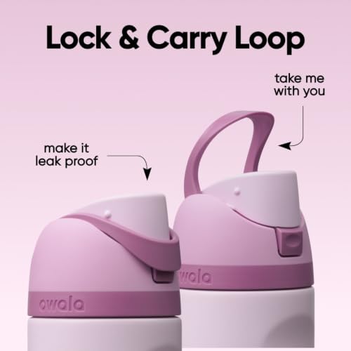 Owala Kids FreeSip - Stainless Steel - 16-oz. - Stainless Steel - Lilac You A lot - color: Lilac You A Lot, size: 16 Ounces