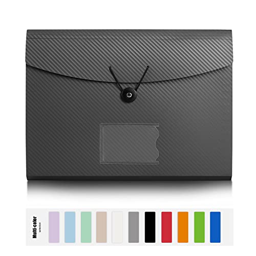 Nicfaec Expanding File Folder, 13 Pockets, Grey, Polypropylene - color: 1pcs-grey-s2