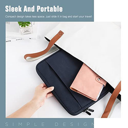 TiMOVO 9-11" Tablet Sleeve with Pocket for iPad A16 Tab, Indigo | Protective Sleeve with Front Pocket, Fits iPad 11" A16 2025, 10th Gen 10.9", 10.2", Air 11/5th/4th Gen, Tab A9+ 11" - color: Indigo