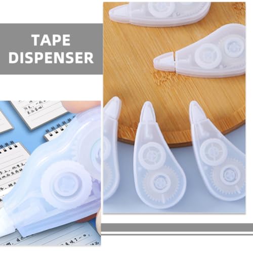 COHEALI 6pcs Correction Tape for School and Office, Easy Application with Ergonomic Shape, Portable Plastic White Instant Corrections Tape Compatible with Writing Instruments
