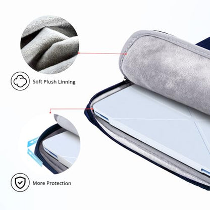 Ferkurn Laptop Case Sleeve for Men Women Chromebook Case Compatible with MacBook Air/Pro Lenovo Surface HP Dell ASUS Acer, 13.3 inch, Blue - color: Blue, size: 13.3 inch