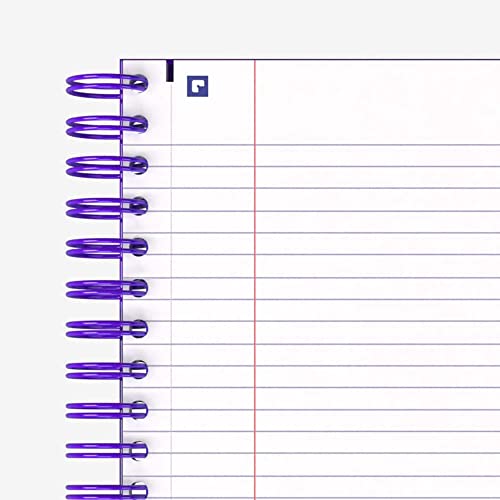 Hamelin, Spiral Notebook, 8x10in, College Ruled, Hardcover, 75shts/150 pages, 1 Subject Notebook, ULTRA Violet - color: ULTRA Violet