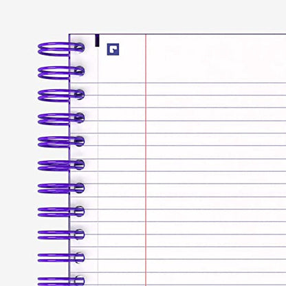 Hamelin, Spiral Notebook, 8x10in, College Ruled, Hardcover, 75shts/150 pages, 1 Subject Notebook, ULTRA Violet - color: ULTRA Violet