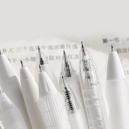 5Pcs Retractable Quick Drying Gel Pen School Stationery Office Supplies for Adult Student Writing Noting Journaling